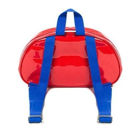 NRFB Plastic Rainbow Stripe Cleat / Transparent  Adjustable Backpack Lar… - Picture 2 of 5